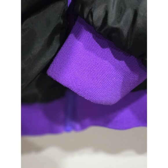 Vintage Columbia 90s Reversible Puffer Jacket Men’s Tall L Black Purple Nylon - Picture 4 of 13